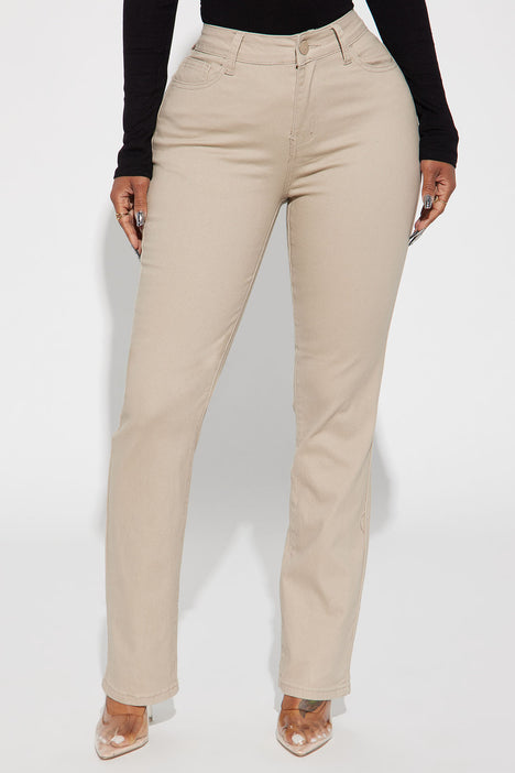 Khaki Pants for Plus Size Women Comfort and Style in One