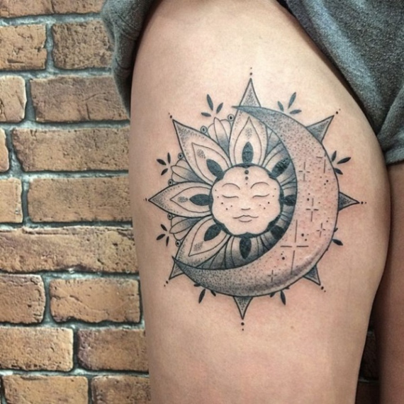 The Meaning of Sun and Moon Tattoos A Symbol of Balance and Harmony