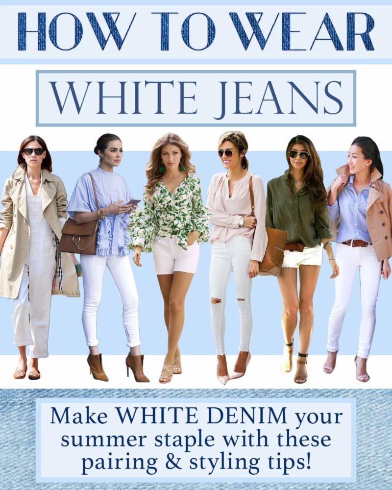 What to Wear with White Jeans