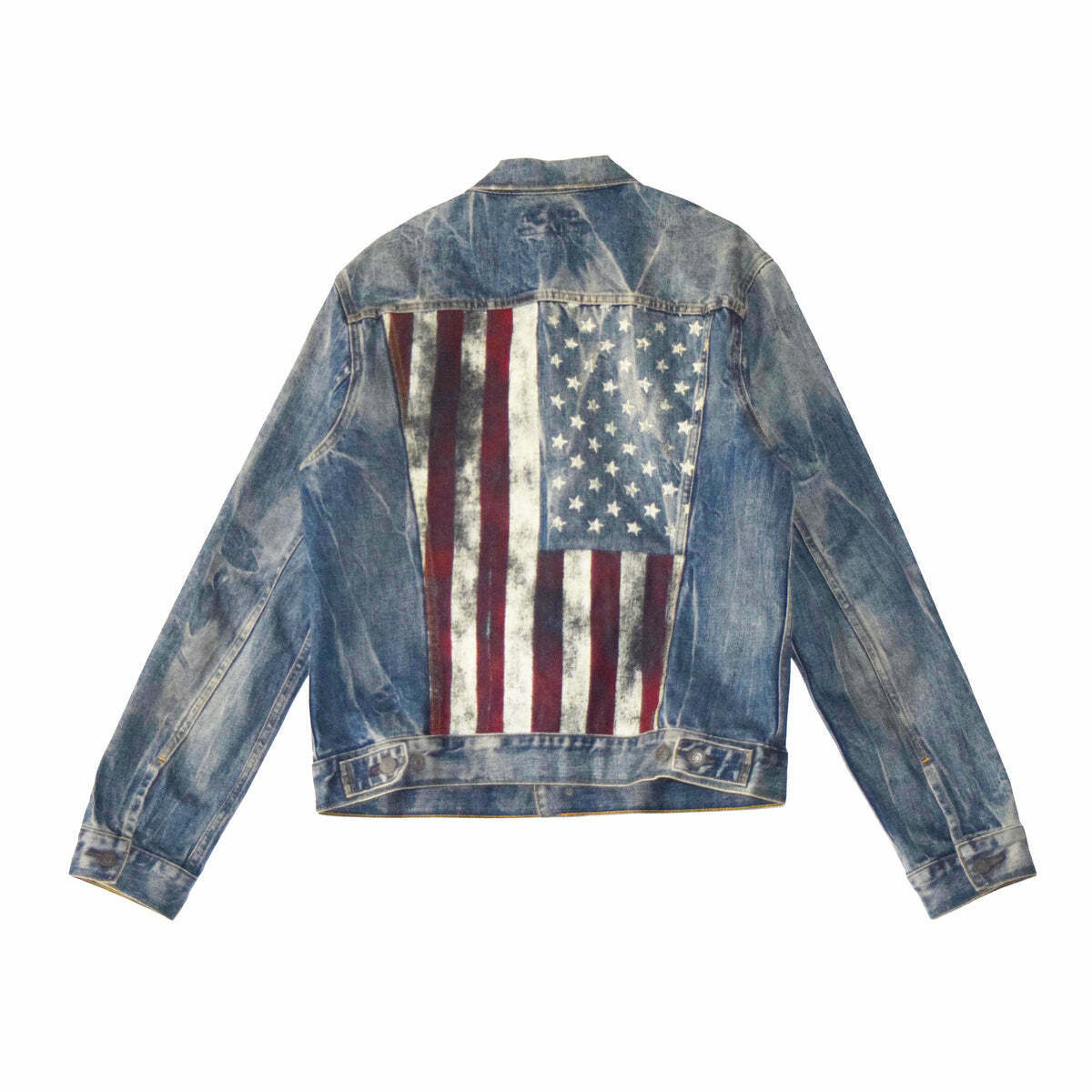 American Flag Denim Jacket A Timeless Fashion Statement