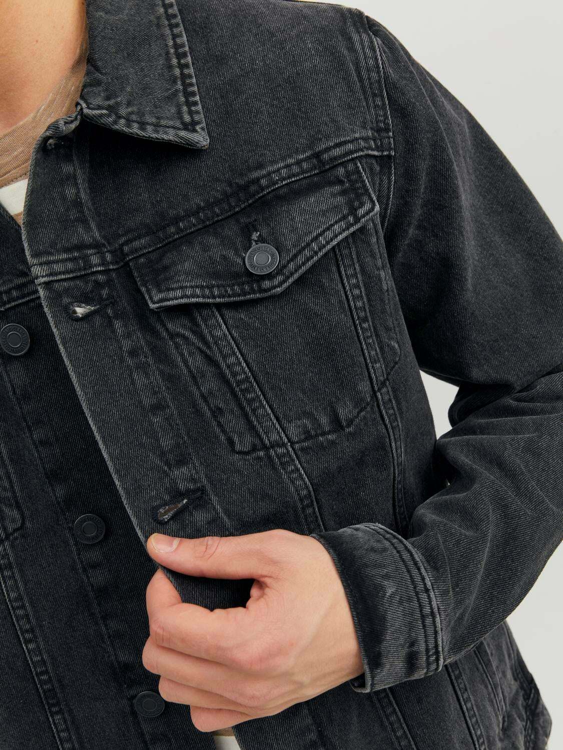 Revamp Your Style with a Black Denim Jacket Bringing the Classic Back