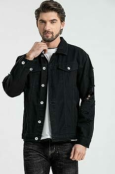 Black Denim Jackets for Men