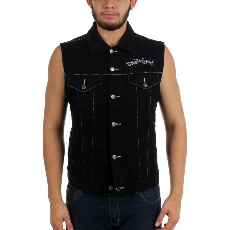 Denim Biker Vest A Stylish and Versatile Piece for Every Wardrobe