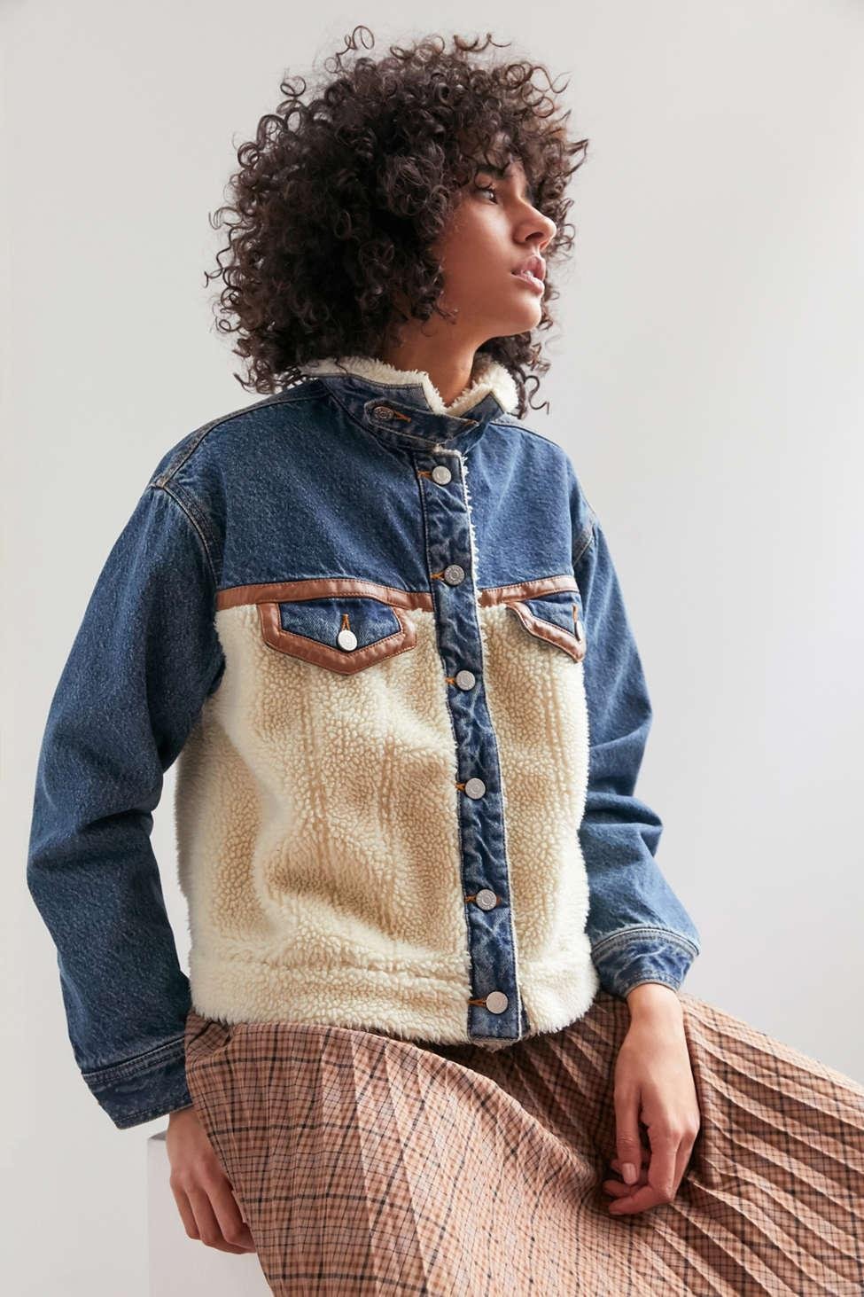 Stay Cozy in Style  Denim Sherpa Jackets