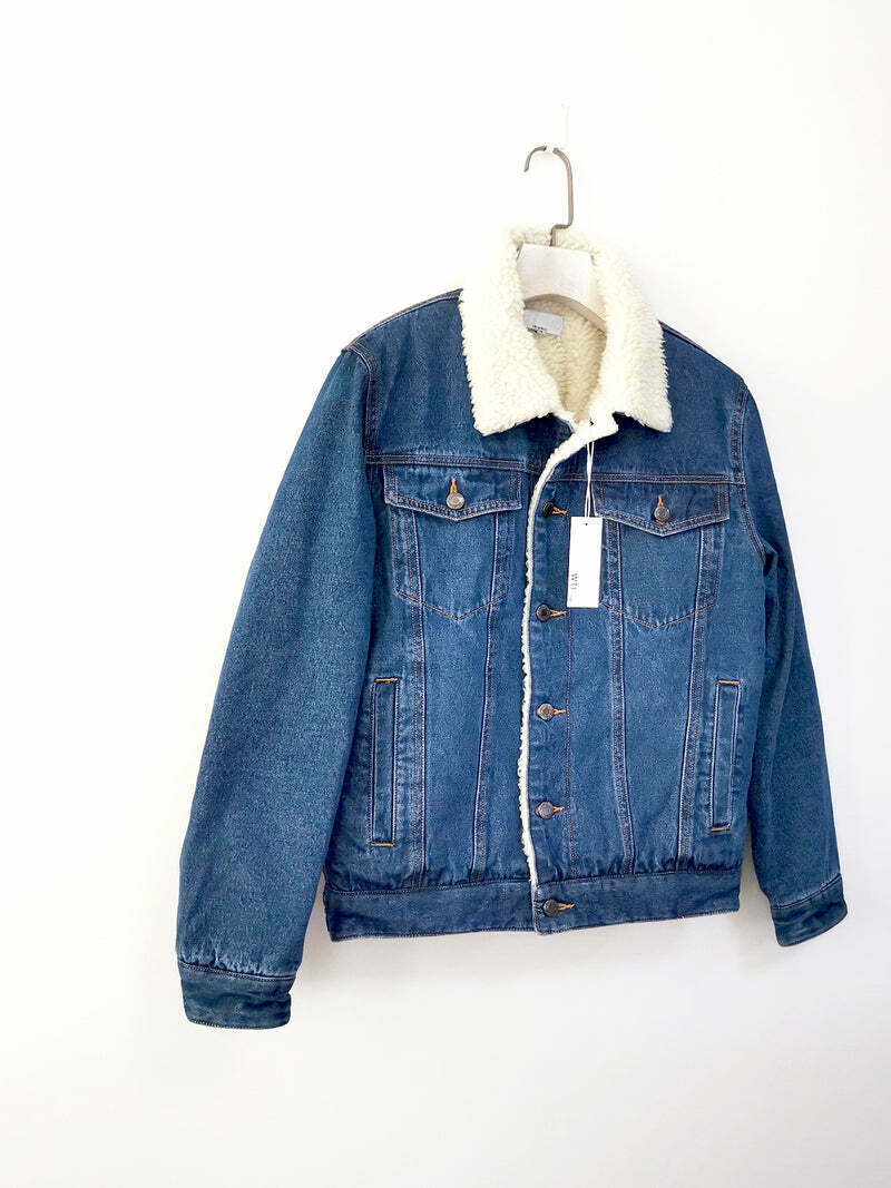 Stay Cozy in Style  Denim Sherpa Jackets