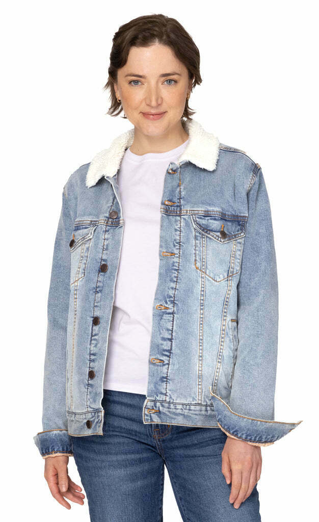 Denim Sherpa The Perfect Blend of Style and Comfort