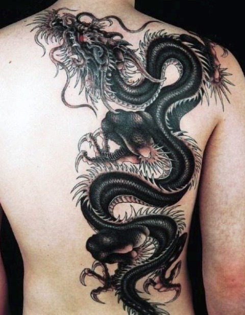 Dragon Tattoo on Back A Bold and Powerful Choice