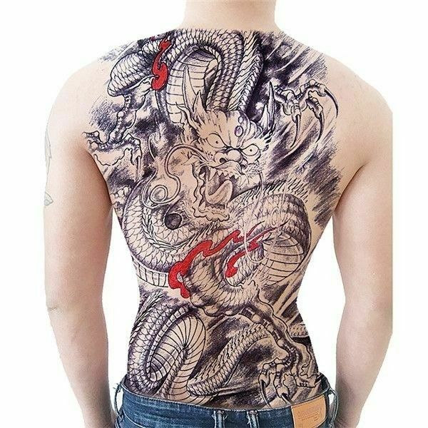 Dragon Tattoo on Back A Bold and Powerful Choice