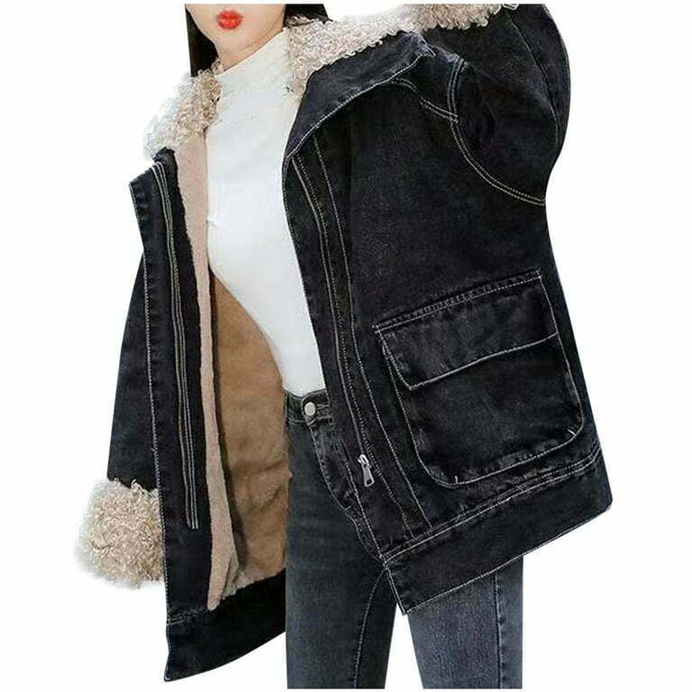 Fleece Lined Denim Jacket The Perfect Blend of Style and Comfort