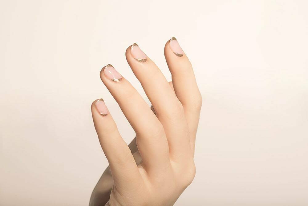 Gold French Tip Nails The Perfect Glamorous Look