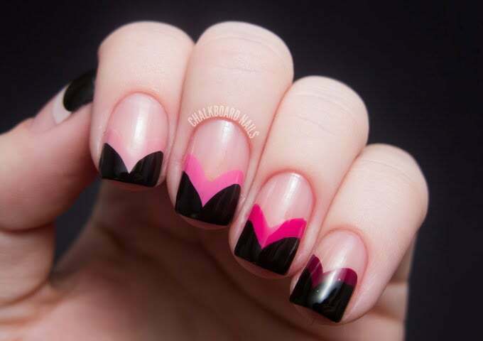 H1 Hot Pink Nails with Diamonds A Bold and Glamorous Look