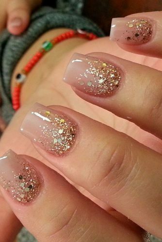 Hot Pink Nails with Glitter Add Some Sparkle to Your Look