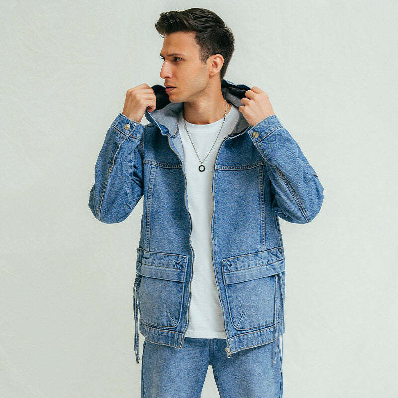 The Versatility and Style of Long Denim Jacket for Men