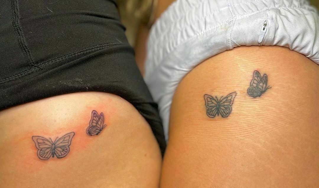 Matching Tattoos for Sisters Celebrating the Bond of Sisterhood