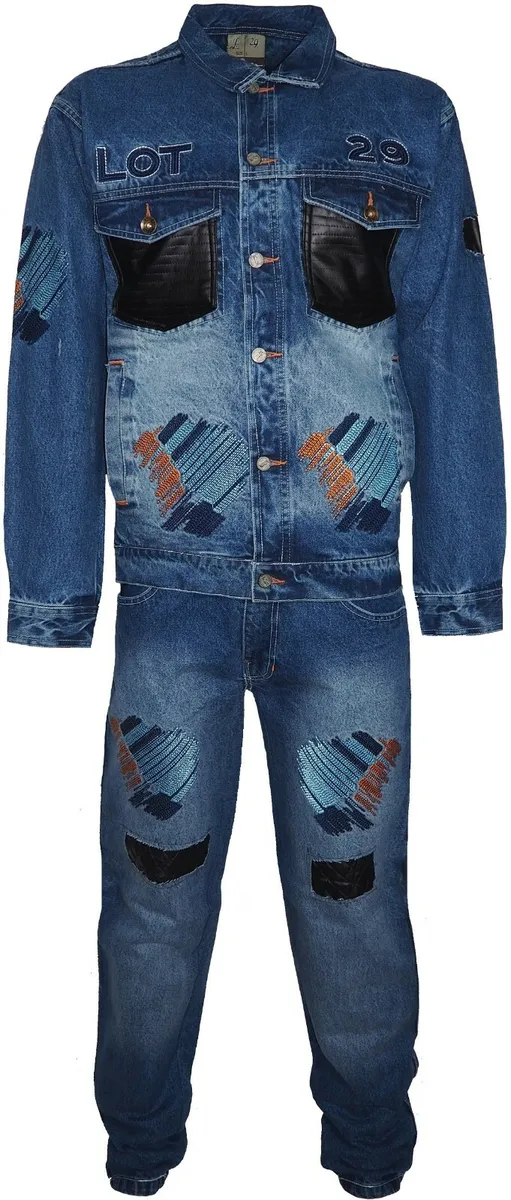 The Versatile Style Statement Men's Denim Jacket and Jeans Set