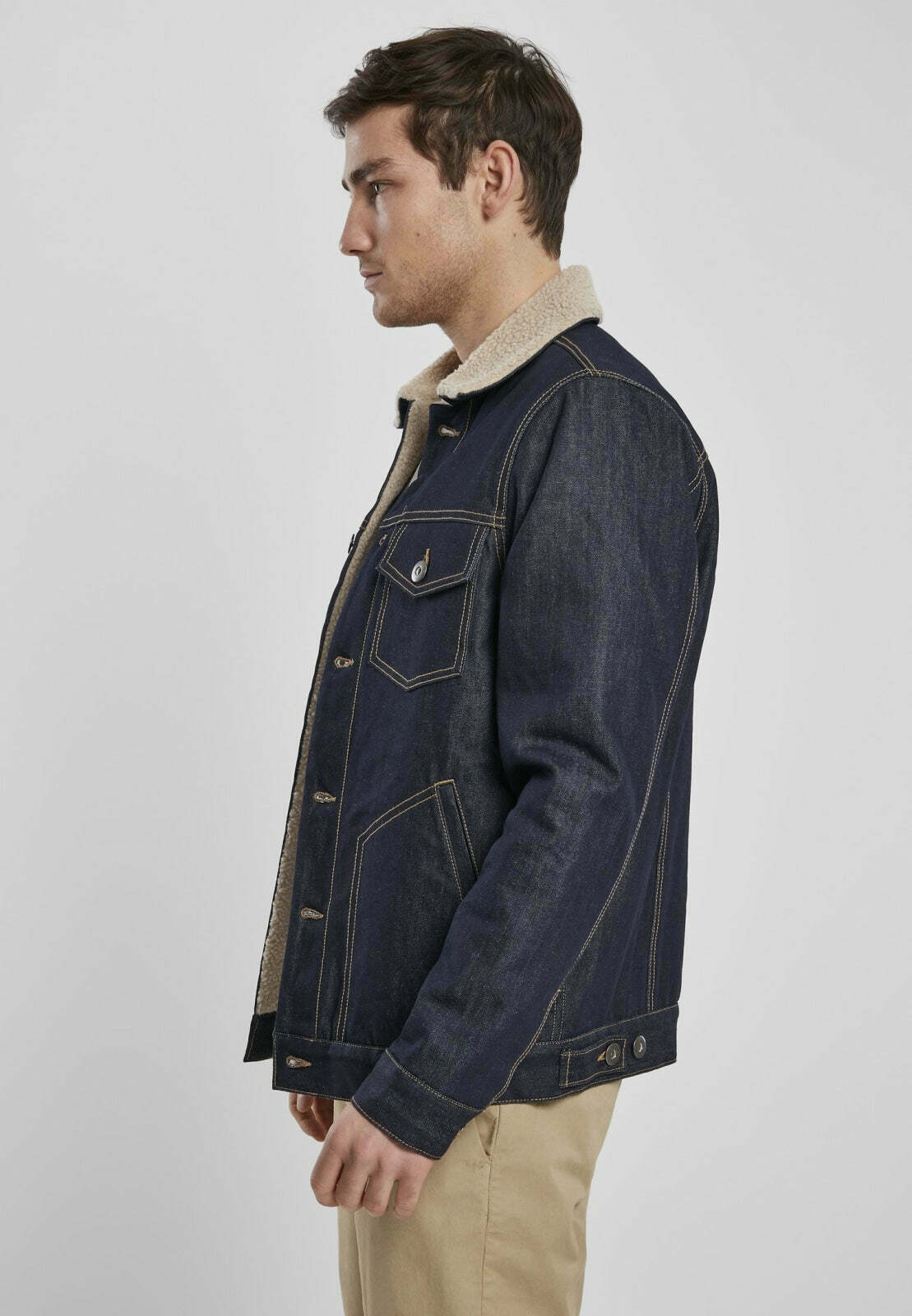 Mens Jean Jacket with Sherpa A Versatile and Stylish Wardrobe Essential