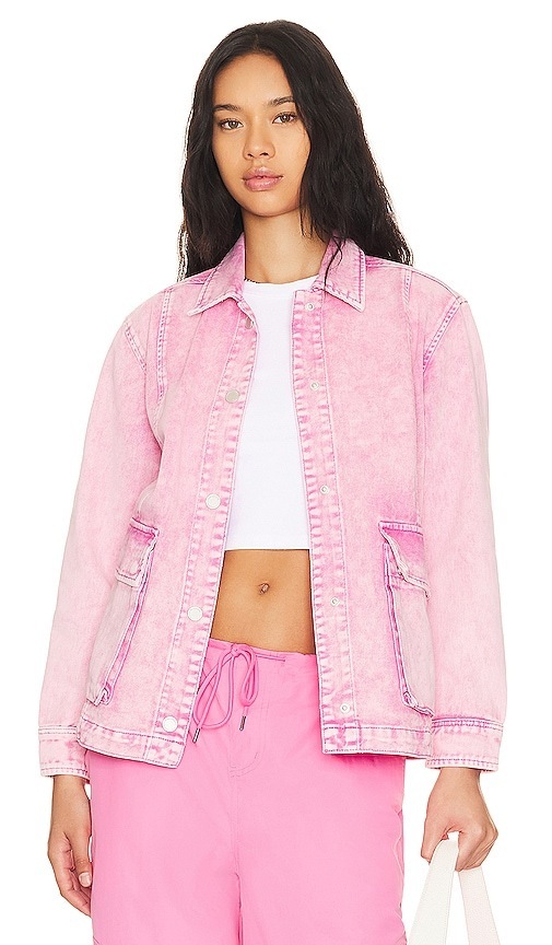 The Trendy Pink Acid Wash Denim Jacket Why You Need It in Your Wardrobe