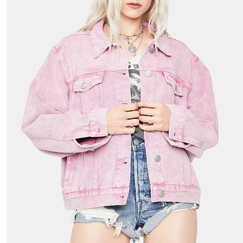 The Trendy Pink Acid Wash Denim Jacket Why You Need It in Your Wardrobe