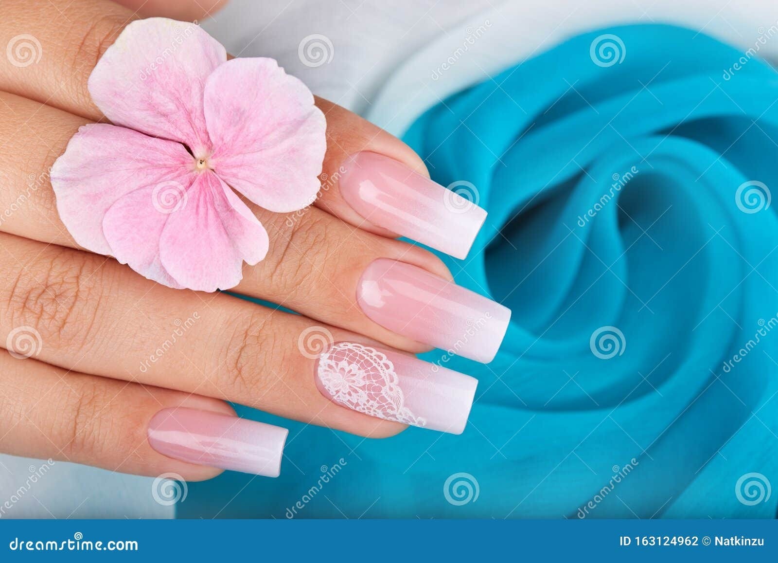 Pink & White Nails A Timeless Trend