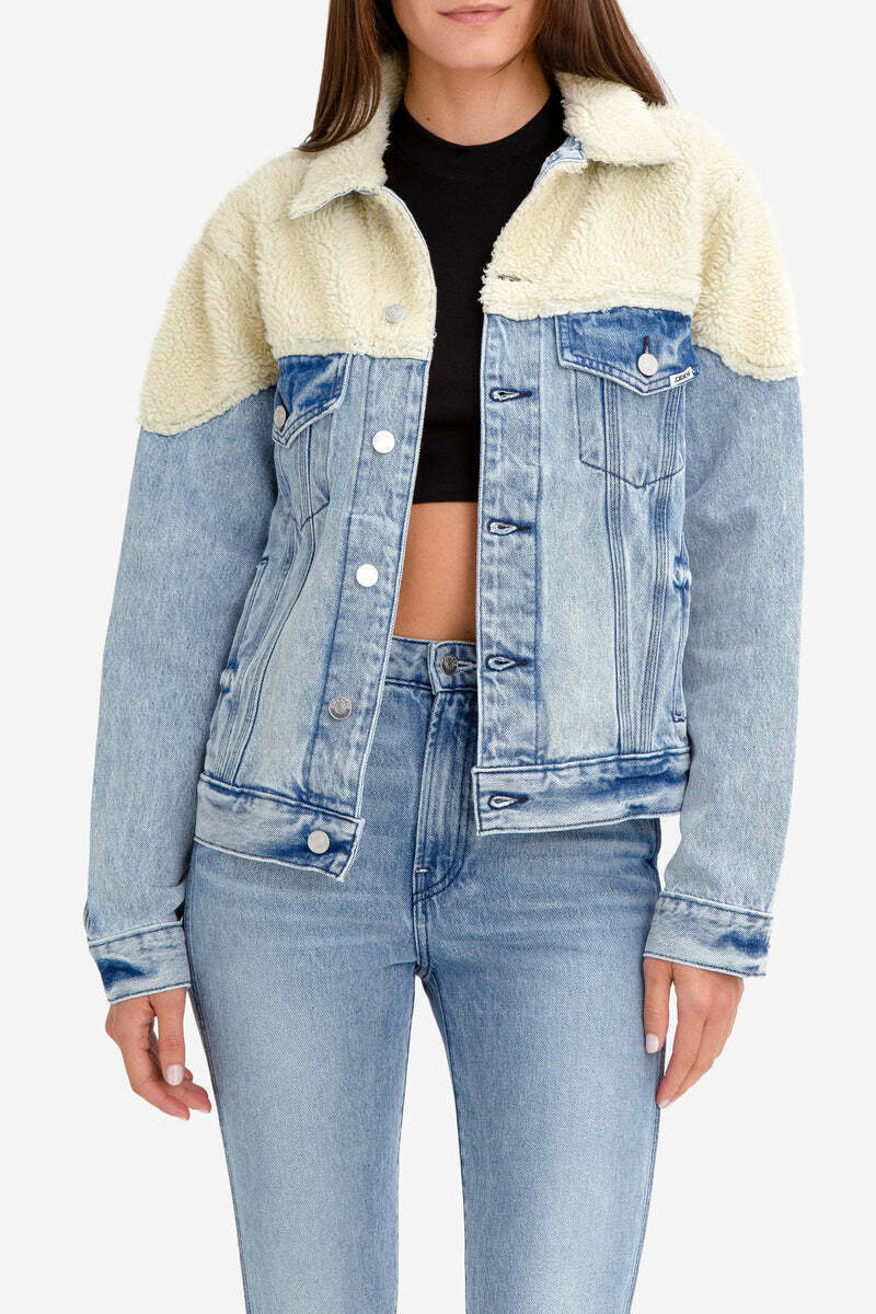 The Versatile Sherpa Denim Jacket A Must-Have for Every Wardrobe