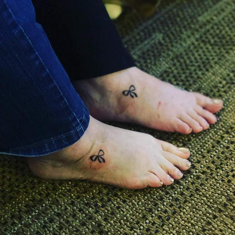 Small Mother Daughter Tattoos Celebrating the Bond Between Two Hearts