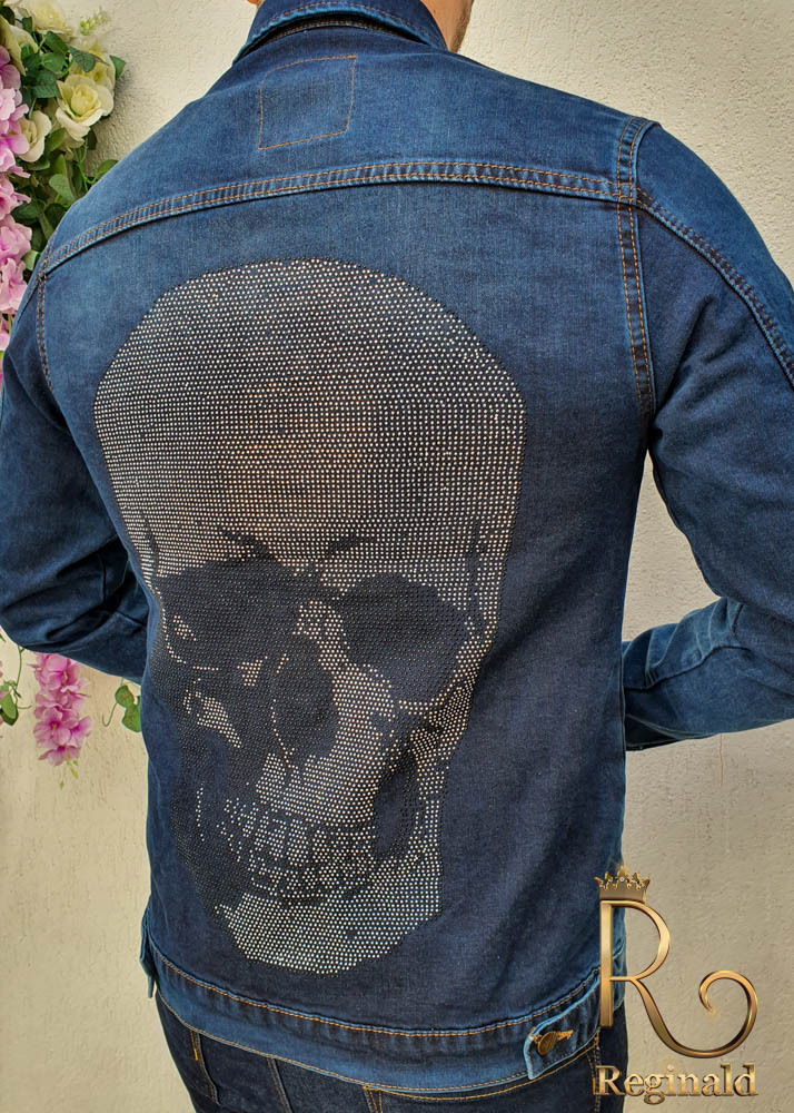 The Edgy and Bold Style of Skull Denim Jackets