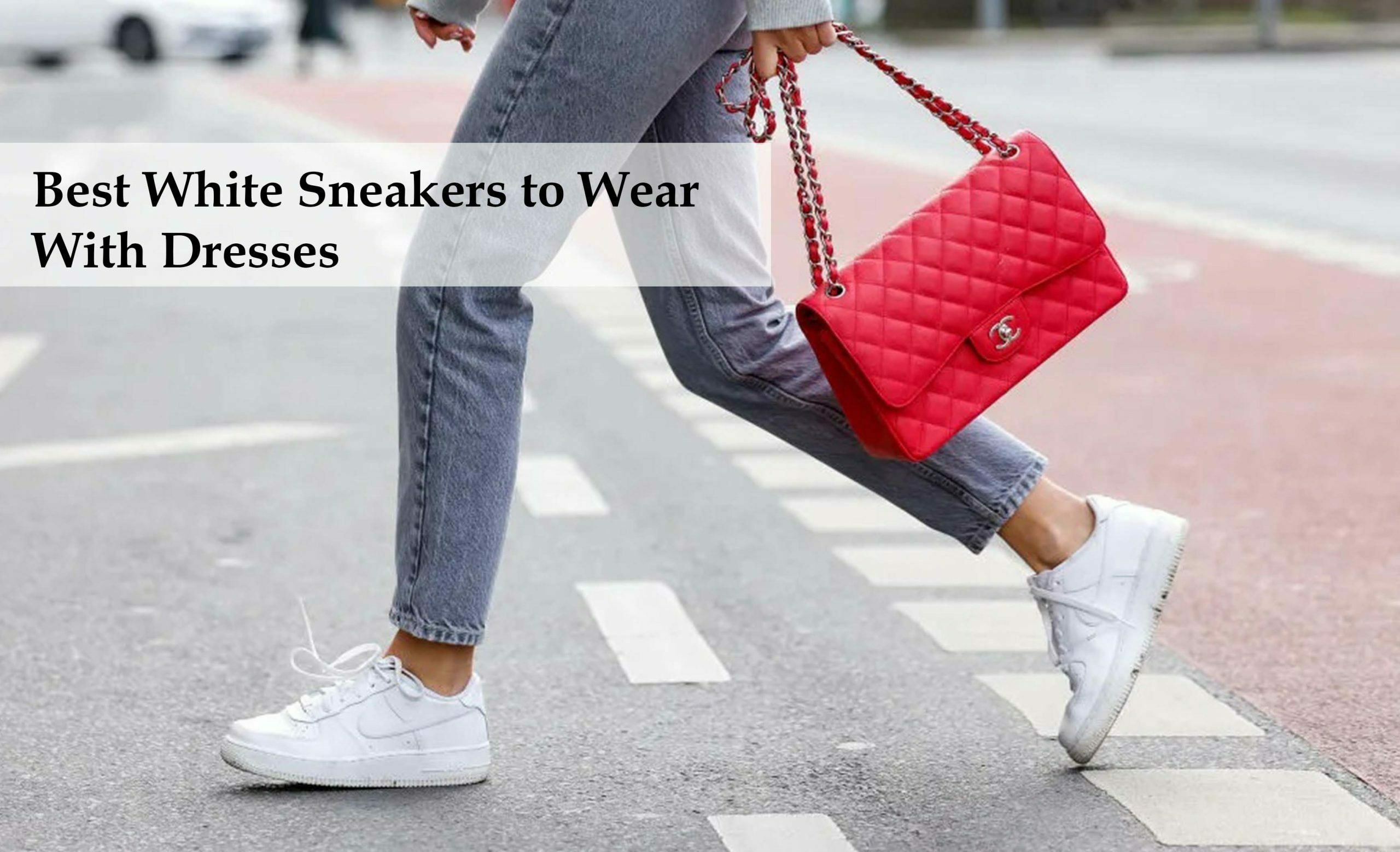 The Perfect Pair Stylish White Sneakers to Wear with Dresses