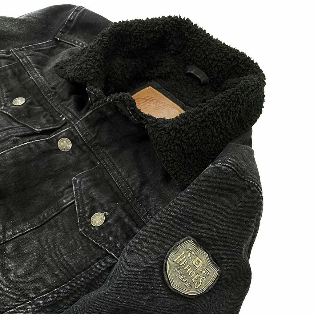 The Versatile and Stylish Black Denim Sherpa Lined Jacket A Must-Have for Every Wardrobe