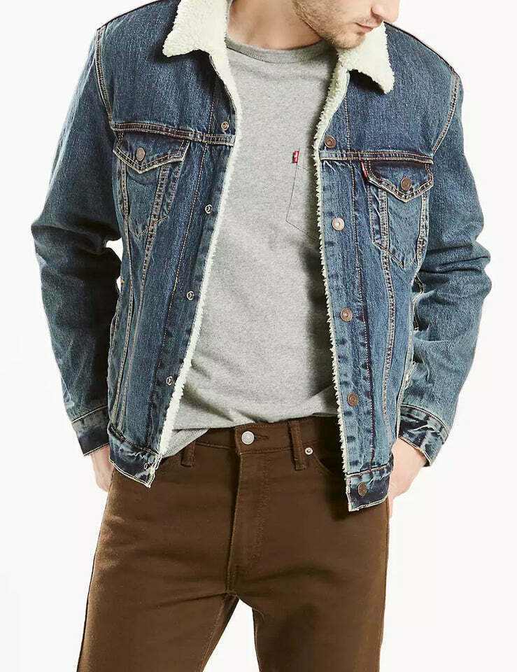 The Versatile and Timeless Denim Sherpa Jacket for Men