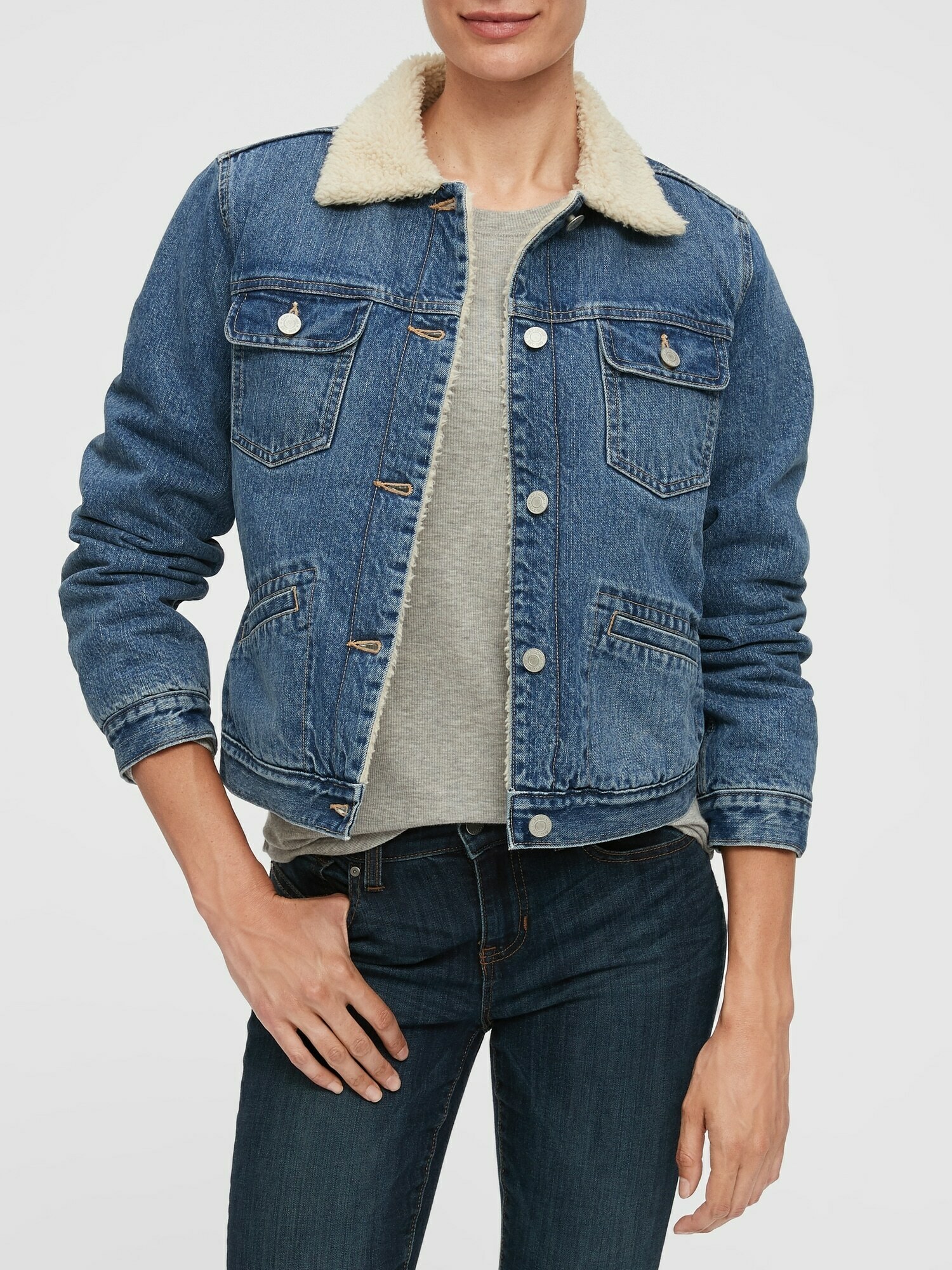 The Versatility and Style of Denim Jackets with Sherpa Lining