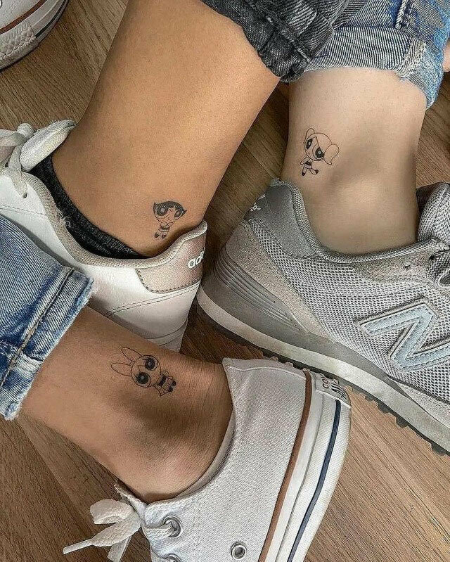 Unique 3 Best Friend Tattoos A Symbol of Unbreakable Bond