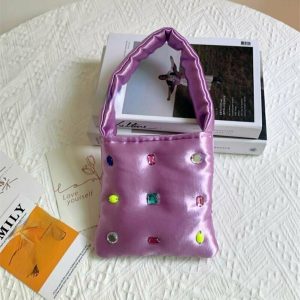 Aesthetic Retro Handbag - Y2K & 90s Fashion, Grunge, Pastel Goth, Summer & Party