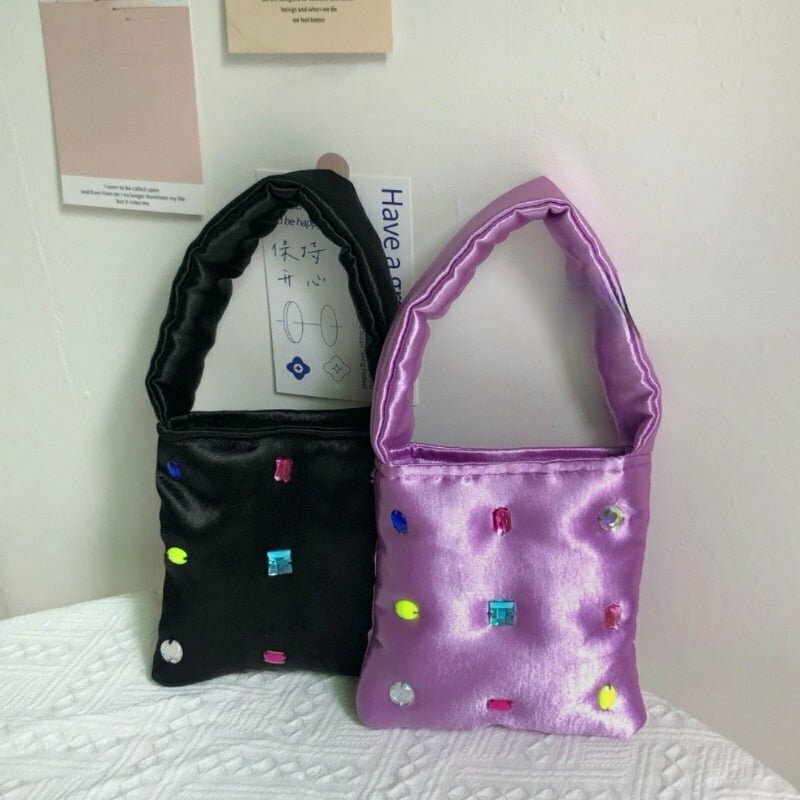 Aesthetic Retro Handbag - Y2K & 90s Fashion, Grunge, Pastel Goth, Summer & Party