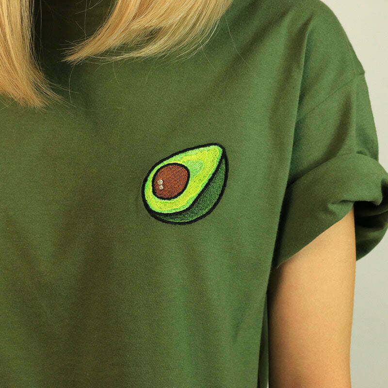 Antisocial Avocado T-Shirt - Y2K Grunge, 90s Fashion, Retro Summer Outfits, Baby