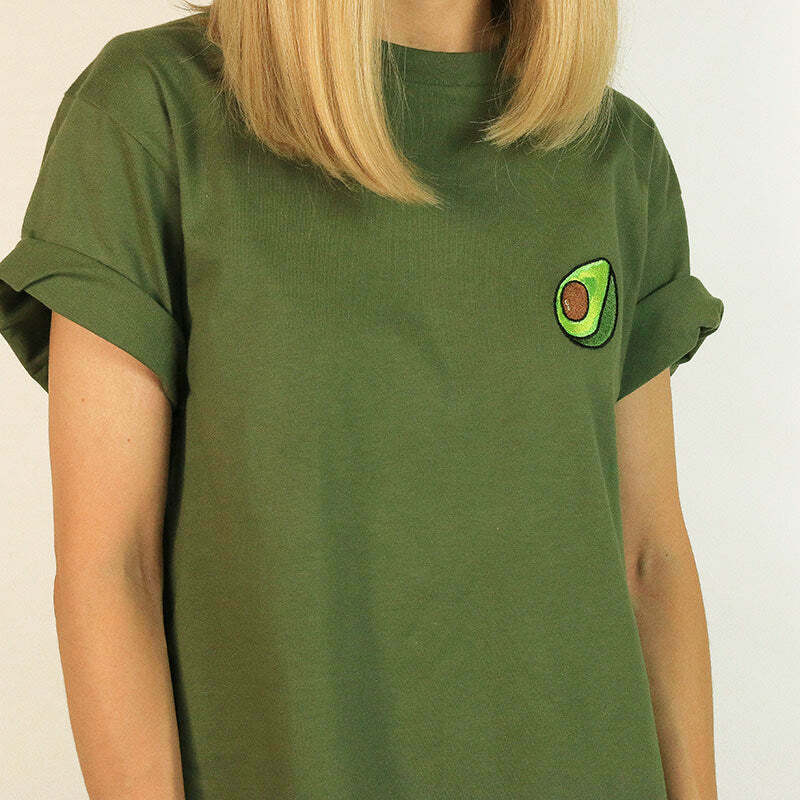 Antisocial Avocado T-Shirt - Y2K Grunge, 90s Fashion, Retro Summer Outfits, Baby