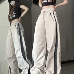 Baggy Y2K Streetwear Pants - 90s Grunge, Retro Hip Hop, Summer Y2K Outfits