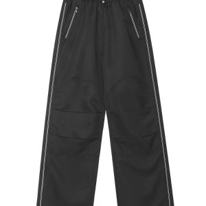 Baggy Y2K Streetwear Pants - 90s Grunge, Retro Hip Hop, Summer Y2K Outfits