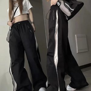 Baggy Y2K Streetwear Pants - 90s Grunge, Retro Hip Hop, Summer Y2K Outfits