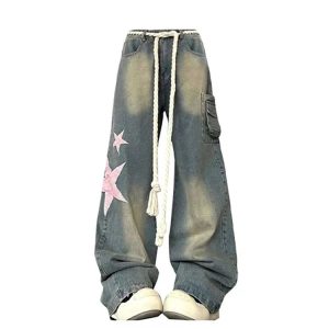 Cosmic Trek Cargo Pants - Y2K & 90s Fashion, Grunge, Retro, Summer & Party Outfits