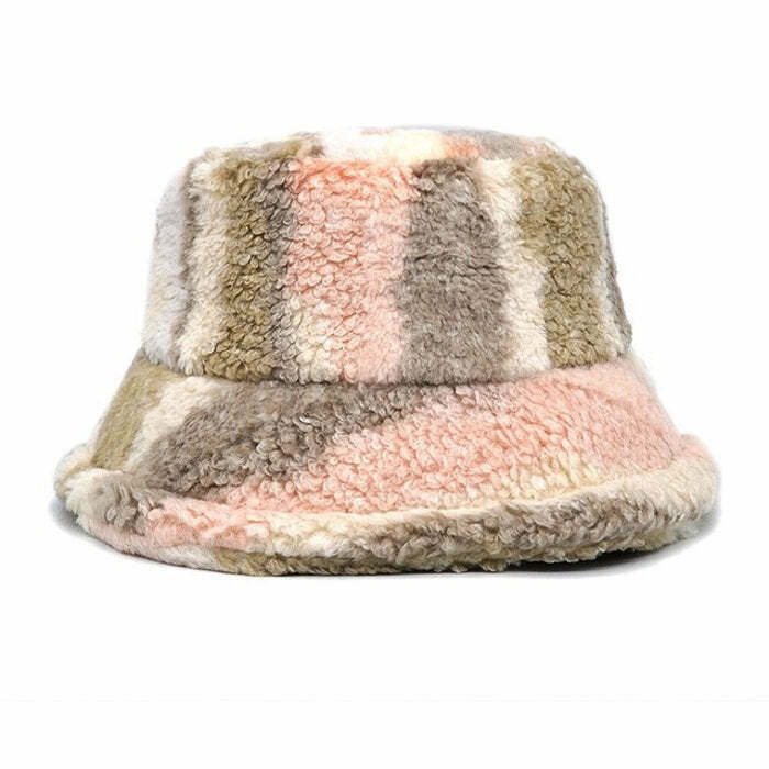 Cozy Days Fuzzy Bucket Hat - Y2K & 90s Fashion, Grunge, Retro, Pastel Goth