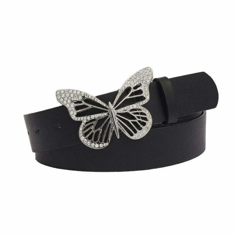 Edgy Butterfly Belt - Y2K & 90s Fashion, Grunge, Retro, Pastel Goth, Summer &