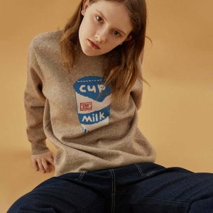 Expensive Milk Jumper - Y2K & 90s Fashion, Grunge, Retro, Summer Outfits, Baby