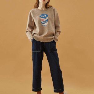 Expensive Milk Jumper - Y2K & 90s Fashion, Grunge, Retro, Summer Outfits, Baby