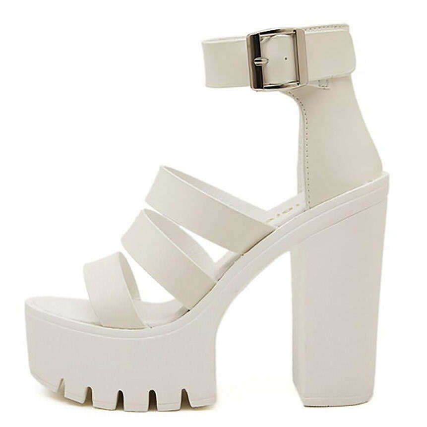 Gigi Strap Heels - Y2K & 90s Fashion, Grunge, Retro, Summer & Party Outfits