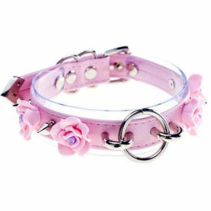 Gothic Roses Choker - Y2K & 90s Fashion, Grunge, Retro, Pastel Goth,