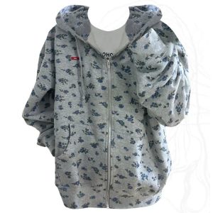 Heather Blossom Hoodie - Y2K & 90s Fashion, Grunge, Retro, Summer Outfits, Baby Tees