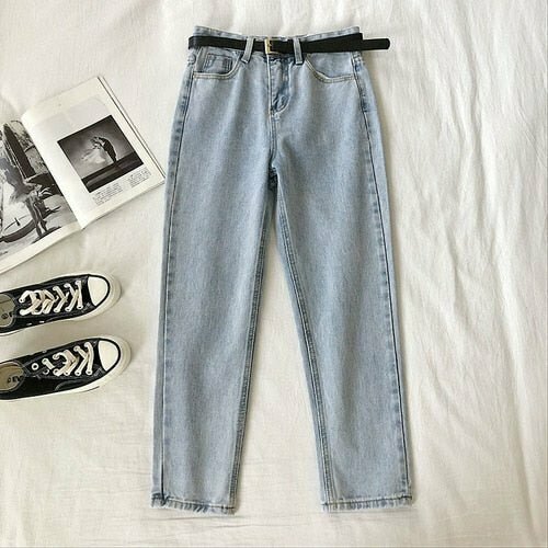 High Waist Spring Jeans - Y2K & 90s Fashion, Grunge, Retro, Summer & Party Outfits