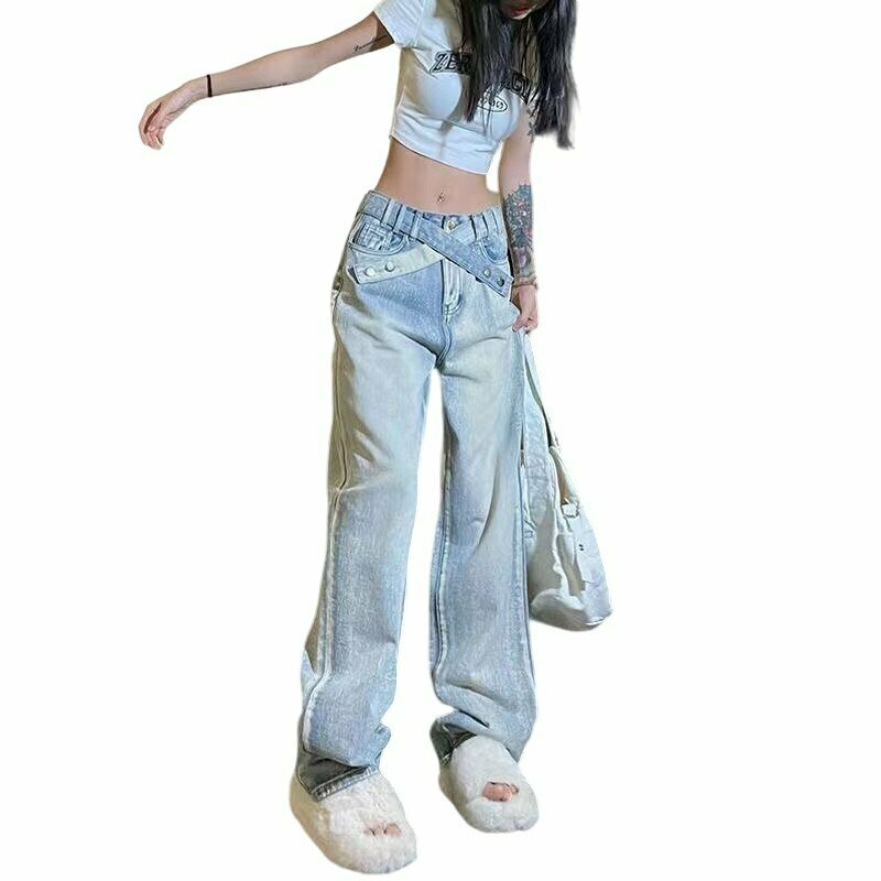 High Waist Wide Leg Jeans - Y2K & 90s Fashion, Grunge, Retro, Summer & Party Outfits