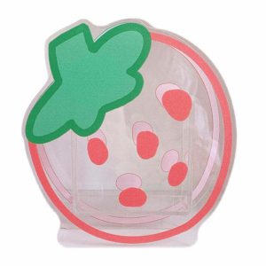 Kawaii Aesthetic Acrylic Vases - Perfect for Y2K, 90s Fashion, Grunge, and Retro Style