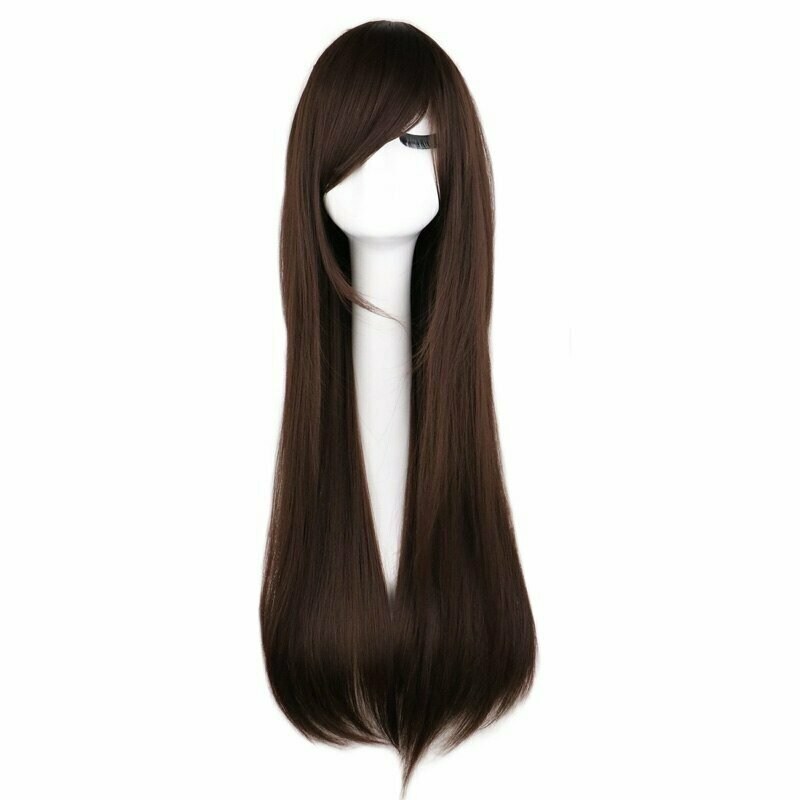 Kawaii Long Straight Cosplay Wig - Y2K & 90s Fashion, Grunge, Pastel Goth, Retro